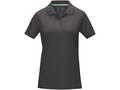 Graphite short sleeve women’s GOTS organic polo 13