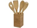 Baylow 4-piece kitchen utensil set with holder