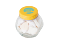 Mini candy jar filled with heart shaped sweets 6