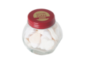 Mini candy jar filled with heart shaped sweets 7