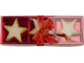 Three star-shaped candles 2