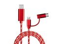 2 meters Charging cable with 3-in-1 1