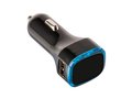 USB car charger adapter Black 4