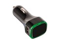 USB car charger adapter Black 3