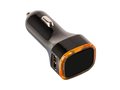 USB car charger adapter Black 10