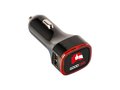 USB car charger adapter Black 11