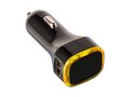 USB car charger adapter Black 6