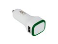 USB car charger adapter White 1