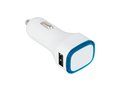 USB car charger adapter White 9