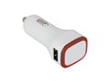 USB car charger adapter White 5