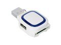 2-port USB hub and card reader 9