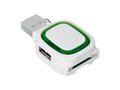 2-port USB hub and card reader 11