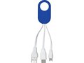 Charger cable set with three plugs 5