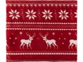 Polar fleece reindeer blanket 1