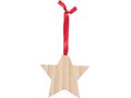 Wooden Christmas ornament Star 1