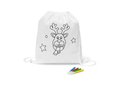 Children's colouring drawstring bag 3