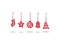 Set of 5 Christmas decorations 6