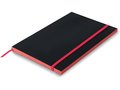 A5 notebook with coloured edges