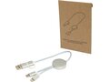 Alasia 5-in-1 recycled aluminium and plastic 30 cm data sync and 27W fast charge cable