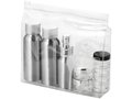 Frankfurt airline approved alu travel bottle set