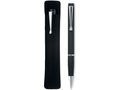Twist type ball pen with pouch