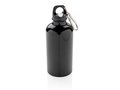 Aluminium reusable sport bottle with carabiner