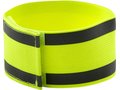 Arm band with reflective stripes