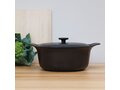 Oval covered casserole cast iron 1