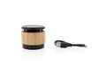Bamboo wireless charger speaker 2