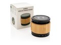 Bamboo wireless charger speaker 5