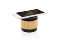 Bamboo wireless charger speaker 6