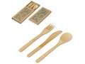 Bamboo cutlery set