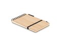 A6 Bamboo cover notepad
