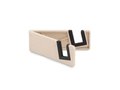 Foldable bamboo smartphone holder