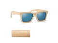 Sunglasses and case in bamboo