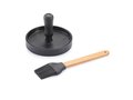 BBQ set with hamburger press and brush 2