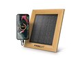 Bamboo solar frame with charger