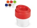 Hot-but-cool coffeecup with lid - 240 ml
