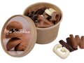 Saint  Nicolas cup with chocolate letters - 100 gr.