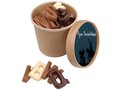 Saint  Nicolas cup with chocolate letters - 150 gr.