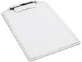 Clipboard with logo plate