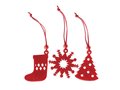 12 pieces Xmas felt hanger 3