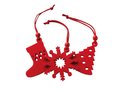 12 pieces Xmas felt hanger