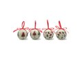 4 pc Xmas bauble set 1