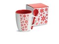 Ceramic mug with spoon 1