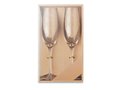 Cheers Xmas champagne glasses 1
