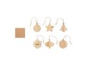 Set of wooden Xmas ornaments 2