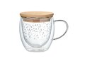 Double wall borosilicate mug