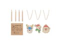 Drawing wooden ornaments set 2