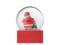 Snow ball glass ornament 3